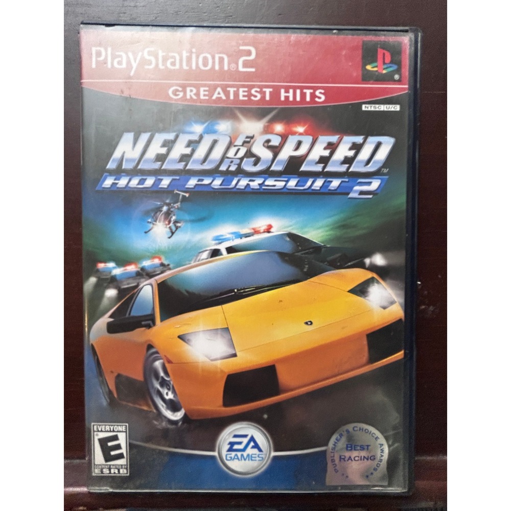 Need for Speed Hot Pursuit 2 PS2 PlayStation 2 Greatest Hits SLUS-20362GH